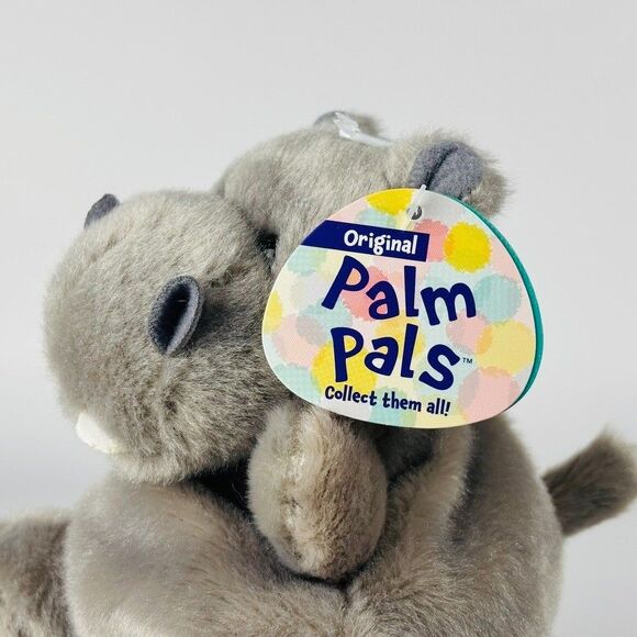 Aurora World Plush - Palm Pals - Hunk Hippo (5 inch) - Stuffed Plush Animal - Picture 5 of 6